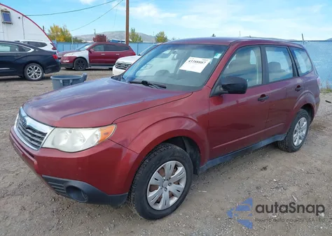 2009 Subaru Forester 2.5X from USA, damaged, VIN JF2SH61619H724867